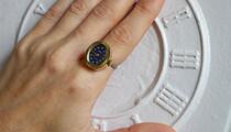Ukraine Effect ㊣ Ancient 80 s collection exquisite blue dial ring mechanical watch