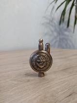 Overseas Pirate◇Vintage steampunk retro round pirate sailor brass kerosene lighter