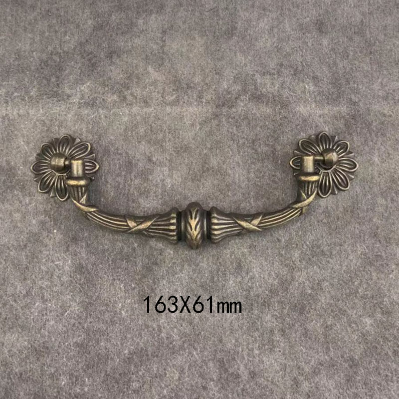 Retro Crafts Gift Hem Accessories handle Handle Door Accessories Drawer Hardware Zinc Alloy Concealed Wine Box Accessories Handle