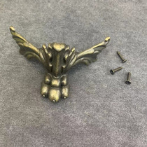 Zinc alloy angle retro corner wooden box gift box crafts accessories cabinet angle large envelope angle