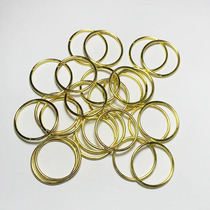23*23mm circle pull keychain pack gold iron ring luggage clothing clothing handmade ring hardware accessories