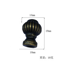 Zinc alloy Mini small handle drawer wood case antique lantern handle 14 * 19 * 10mm