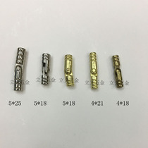 5 * 18mm zinc alloy cylindrical hinge dark case hemmed hinge white yellow