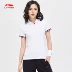 Li Ning ngắn tay xu hướng áo thun nam POLO áo sơ mi nam và nữ có cùng một nửa tay áo thể thao ve áo APLP005 - Áo polo thể thao Áo polo thể thao