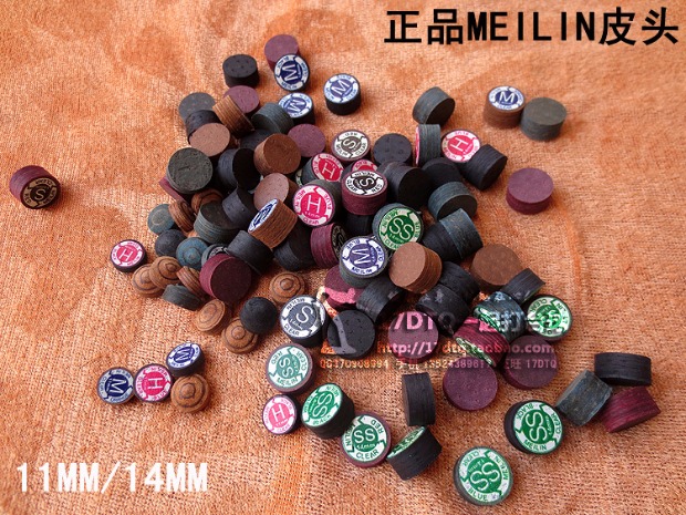 Bể bơi của Merrill cue đầu lớn đầu nhỏ 10 mm Anh snooker 14mm chín bóng kiểu Trung Quốc tám đầu đen găng tay bi da	