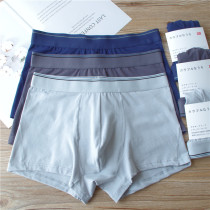Clearance foreign trade underwear mens 3-Pack Mens pure cotton boxer pants exported to Japan soft waist plus size shorts