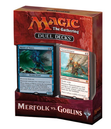 (Dawn Card) Magic Storm Club MTG Duel Pack Merfolk vs Goblins Merfolk vs Goblins