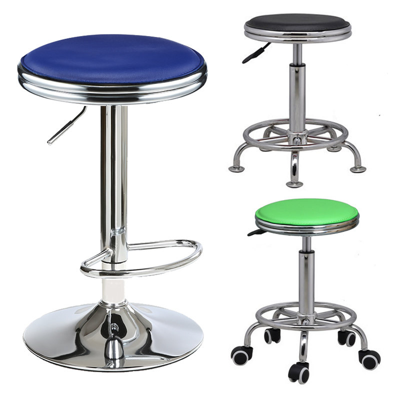 Bar Chair Lift Swivel Bar Chair Small Round Stool Lab Beauty Hairdresser Work Stool Large Chair