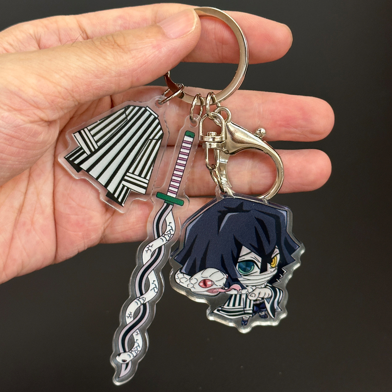 Inosuke Hashibira Demon Slayer Anime Merchandise Acrylic Keychain Bag Pendant Backpack Pendant B121