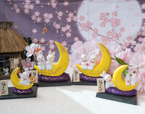 Spot Japanese Pharmacies Kiln Recruiting for the Artisanal Ceramic Pendulum to pray for the blessing of Fufan Cute Rabbit