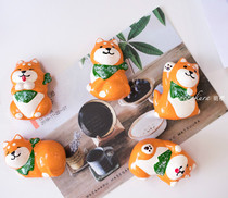 Japan Kyoto Dragon Tiger For Handmade Clay Trick With Cute Chai Dog Magnet Refrigerator Sticker Convenience Sticker