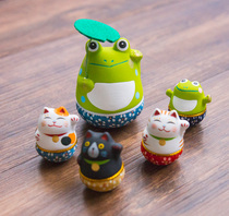 Spot reentry to Japans Kyoto Longhu for the Blessing Frog Tumbler Frog Tumblers Tumbler Cat Cute Souvenir