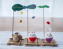 Japan Kyoto Dragon and Tiger as handmade gifts desktop ornaments cute doll frog cat rabbit car wedding gift