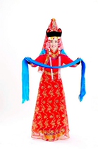 Womens summer Mongolian robes minority costumes costumes Mongolian costumes ethnic wedding dresses