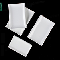 Fonmi A5 Melamine Plate 7 Inch Bamboo Festival Vegetable Pan Imitation Porcelain Rectangular Sushi Stock of heart disc plastic disc P5241