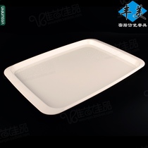 Pure White A5 Melamine Tray Hotel Canteen Cutlery White Tea Cup Plastic Tug Imitation Porcelain Pans Restaurant Snack Dish