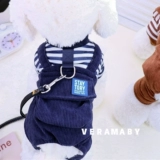 Домашние животные осень и зимняя плюшевая кожа -Количество хлопчатобумажная одежда для хлопчатобумажной одежды маленькие щенки маленькие щенки теплые и бархатные