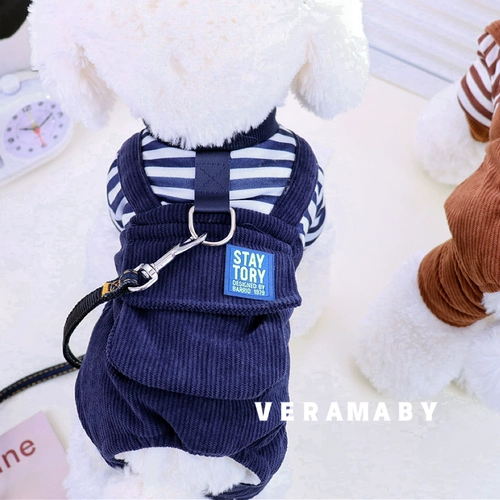 Домашние животные осень и зимняя плюшевая кожа -Количество хлопчатобумажная одежда для хлопчатобумажной одежды маленькие щенки маленькие щенки теплые и бархатные