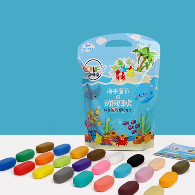 捏呀捏超轻粘土无毒儿童12色黏土彩泥 热品库 性价比省钱购