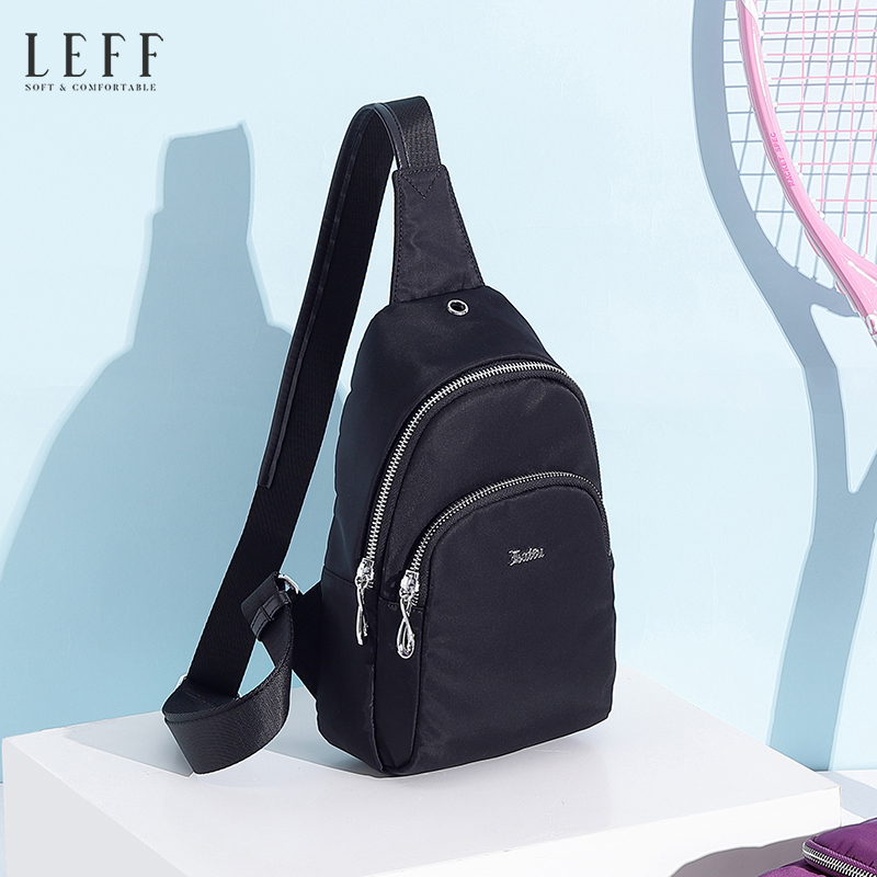 Leif Women's Bag 2026 New Model Oxford Cloth Chest Bag Women's Crossbody Small Bag Canvas Bag Casual Travel Sports