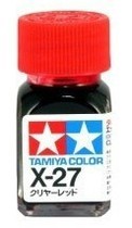  Tamiya Oily paint Enamel paint Oily paint Bright transparent red X-27 80027
