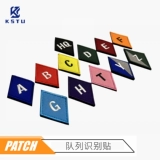 Нарукавная повязка на липучке, рюкзак, значок, тактический жилет, шлем, нашивка, 9 штук