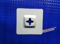 Furniture hardware connector 80*80mm mirror hanging piece mirror glass bathroom hardware hook fixing piece