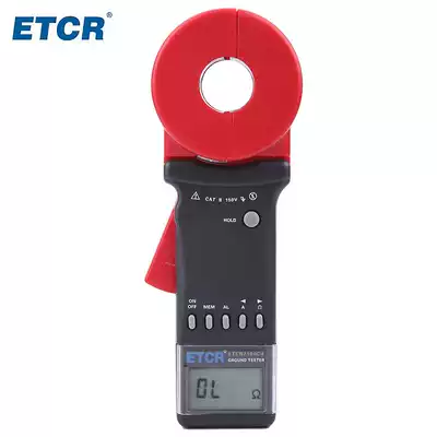 ETCR2100C round mouth multi-function grounding resistance meter Current resistance measurement table