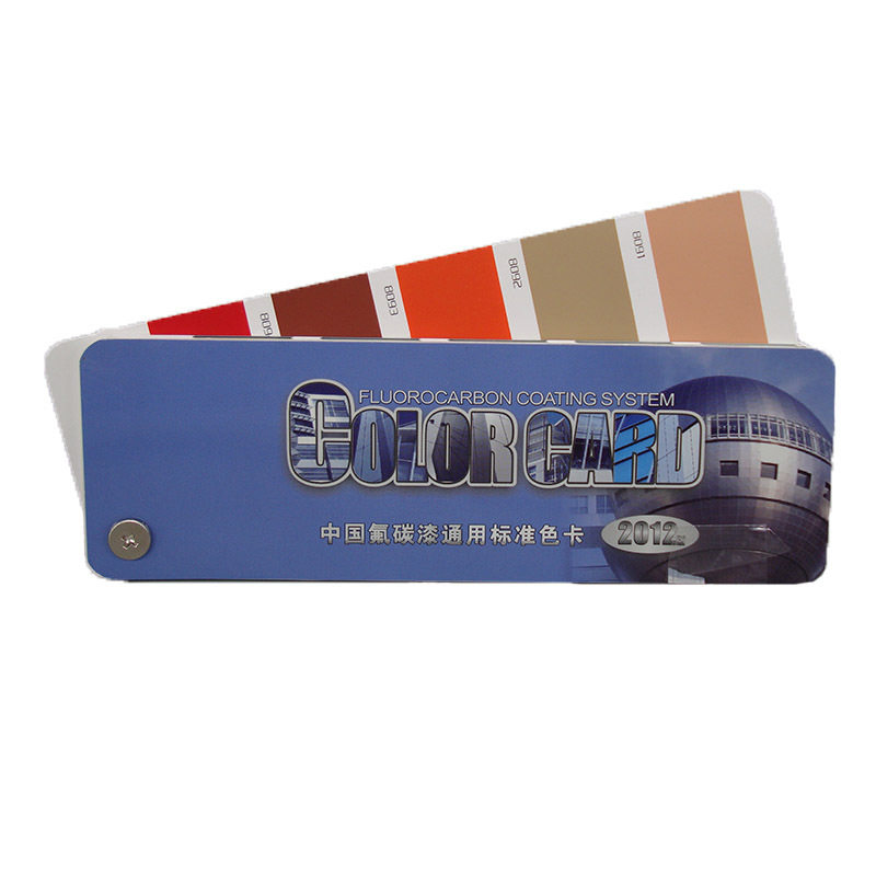 China fluorocarbon lacquer universal standard color card 80 colors