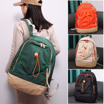 sunearths new large-capacity backpack female backpack male ultra-light middle school student schoolbag fashion color contrast travel bag