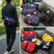 Super stylish~~Japanese and Korean version of the running Messenger bag chest bag Oxford waterproof shoulder computer bag unisex messenger bag