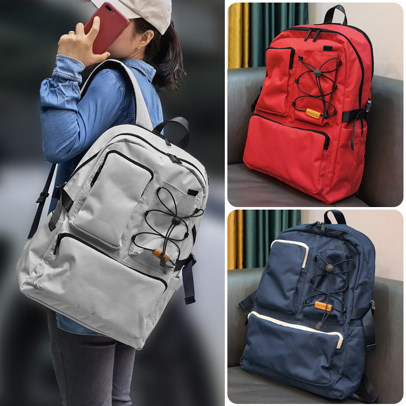 Super large capacity sunearth backpack unisex high school student school bag 17 inch computer travel backpack