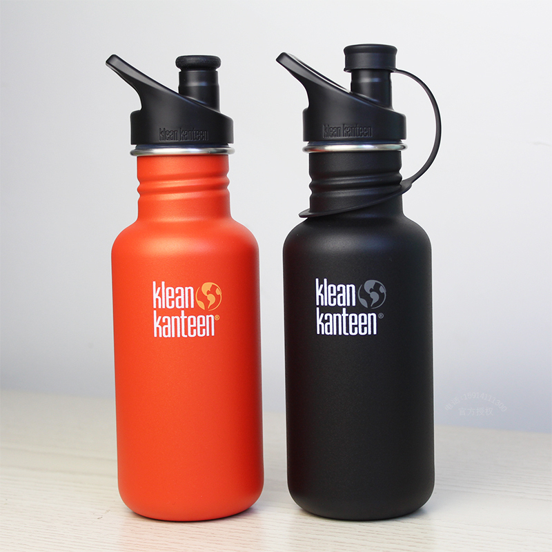 Popular American klean kanteen outdoor driving Mountaineering Sports stainless steel water bottle Cup 532ML