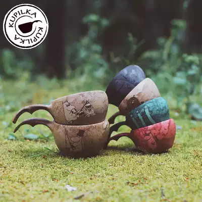 Finnish kupilka portable outdoor camping Cup Bowl tableware natural environmental health home children's wooden bowl