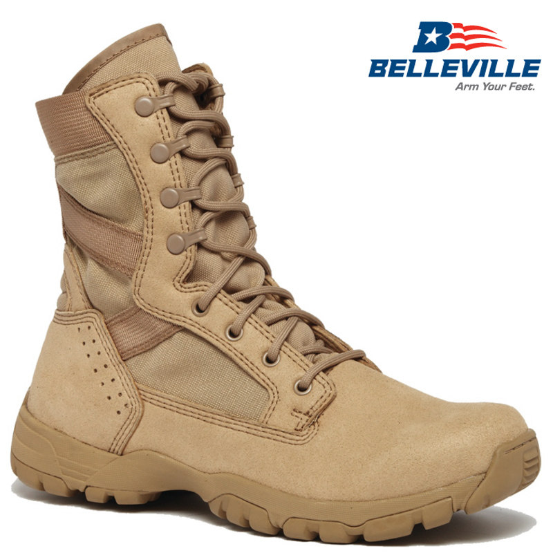 Belleville Belivi Military Fan Tactical Desert Boots in the United States helps men ultra light combat shoes breathable TR313
