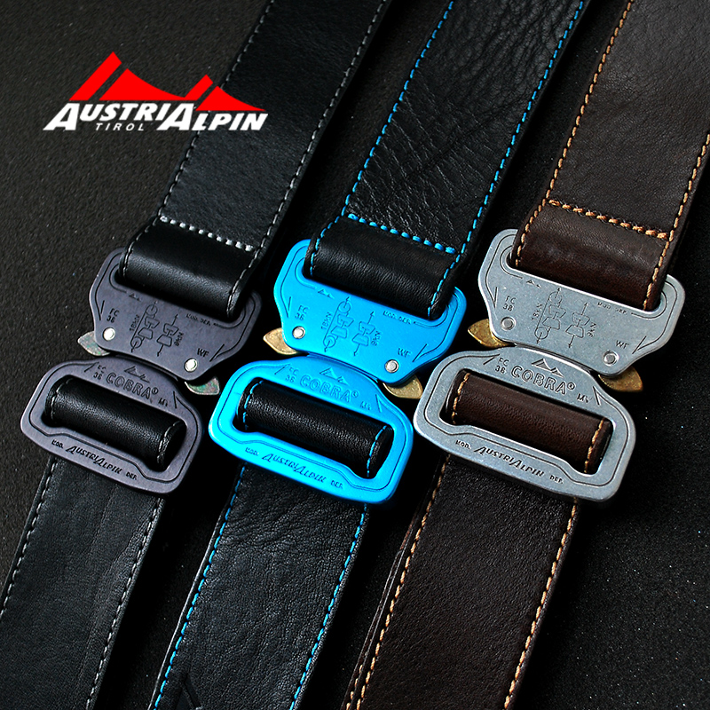 Osclimbing Glasses Snake Buckle Tactical Belt Man Australian Outdoor Army Fan Black Eagle Pituitary Leather Strap