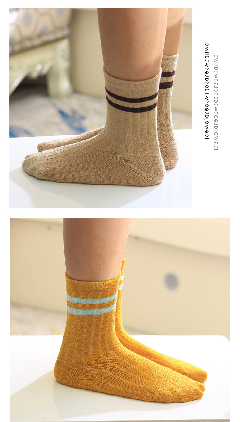 1 đôi tất cotton cho bé trai vớ mùa thu và mùa đông 2-5-7-10-12 tuổi Trẻ nhỏ trong vớ cotton ống vớ trẻ em lớn quần tất lót lông