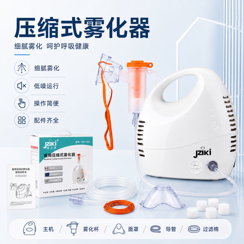 Household Compression Nebulizer, Plug-In, Low-Noise, Portable, Suitable for Children, the Elderly, and Pets, Small Household Nebulizer Household Compression Nebulizer, Plug-In, Low-Noise, Portable, Suitable for Children, the Elderly, and Pets, Small Household Nebulizer