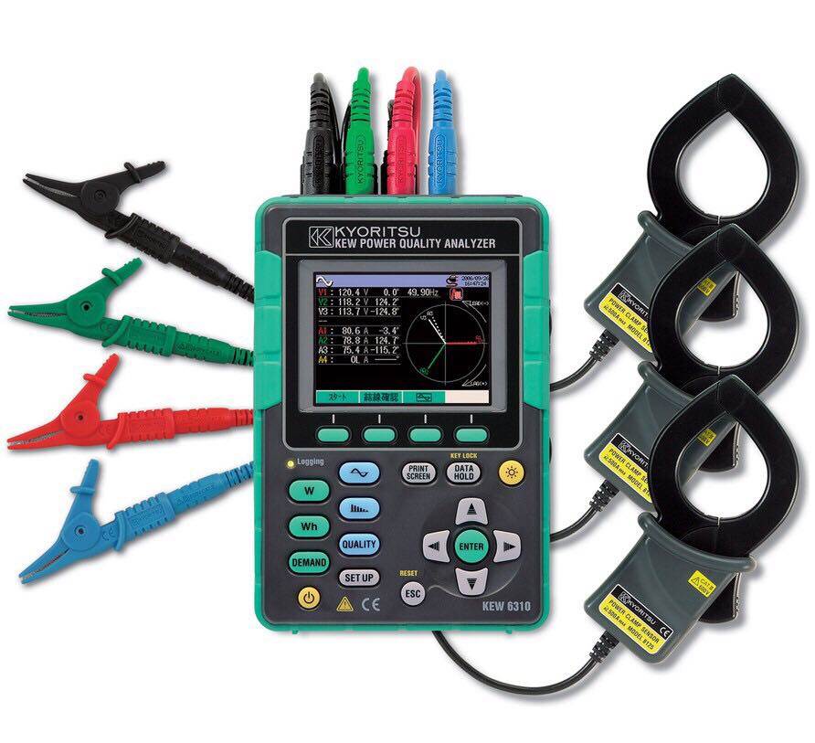 6310 three-phase electrical energy quality analyzer (host price) Japan co-standing Kyoritsu (Kletts)