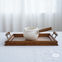 nmchic Japanese ceramic hand - made horse - yard - win white teapot dairy pot Japanese style