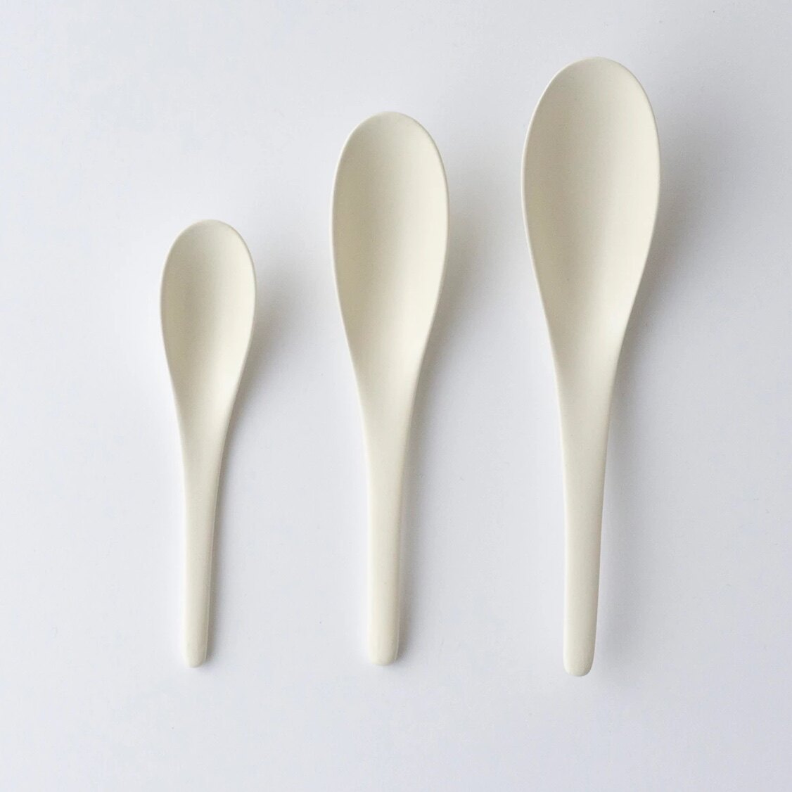 Nmchic Japanese writer Yamamoto Zhongzheng dessert spoon soup spoon dessert spoon half porcelain