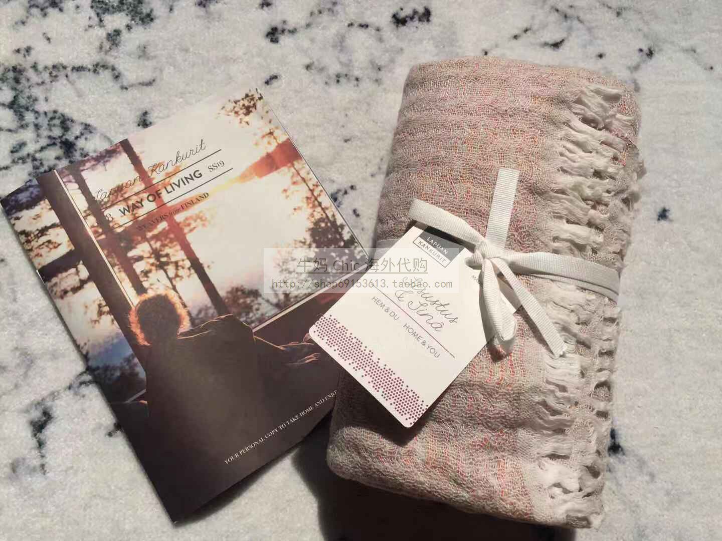 nmchic spot special Finnish Lapuan Kankurit HETA new wool hemp scarf shawl