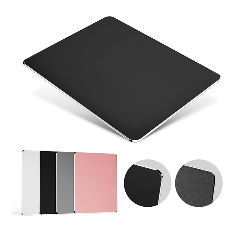 Metal Mouse Pad, Aluminum Alloy, Simple and Portable Desktop Pad, Suitable for Apple, Lenovo, Huawei Laptops and Office Use