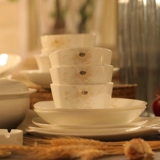 Посуда, керамический квадратный комплект для домашнего использования, китайский стиль