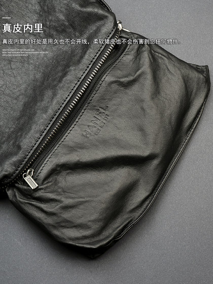 手拿包男士真皮休闲头层牛皮长手机钱包大容量潮流小手包新款街头