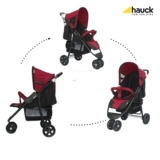 Складная трехколесная детская коляска с сидением для новорожденных, можно сидеть и лежать, амортизация