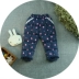 Quần cotton cho bé dày quần xuống quần mùa đông cho bé quần lót chống gió Quần ấm cho bé 1-4 tuổi quần dài cho bé gái Quần
