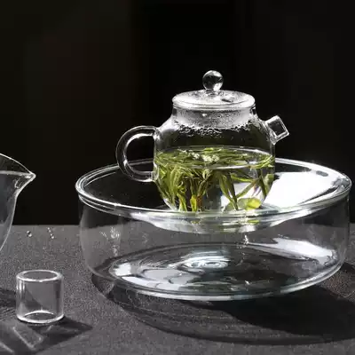 Japanese heat-resistant glass teapot Artificially blown giant wheel bead pot Green Tea pot Tea pot Tea cup Tea pot Flower tea pot