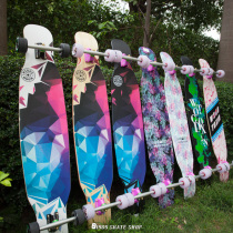 1985 Skate shop wood toxin wood poison long board dance board DC flat flower brush street travel road board skateboard skills