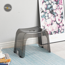 Bathroom stool elderly Japanese-style non-slip bath stool bathroom waterproof acrylic home pregnant woman bath stool shower